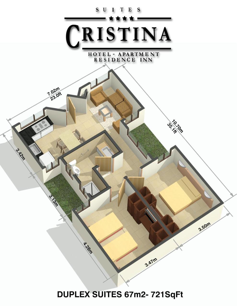 Hotel Residence Inn Suites Cristina San José Buitenkant foto
